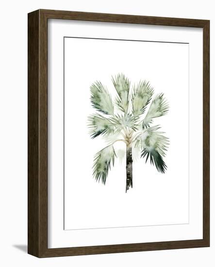 Watercolor Palm of the Tropics I-Grace Popp-Framed Premium Giclee Print