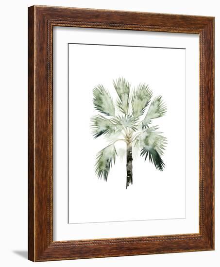 Watercolor Palm of the Tropics I-Grace Popp-Framed Premium Giclee Print