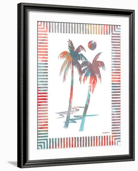 Watercolor Palms I-Nicholas Biscardi-Framed Art Print