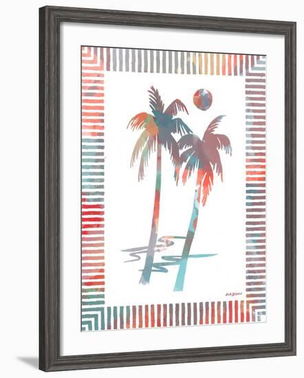 Watercolor Palms I-Nicholas Biscardi-Framed Art Print