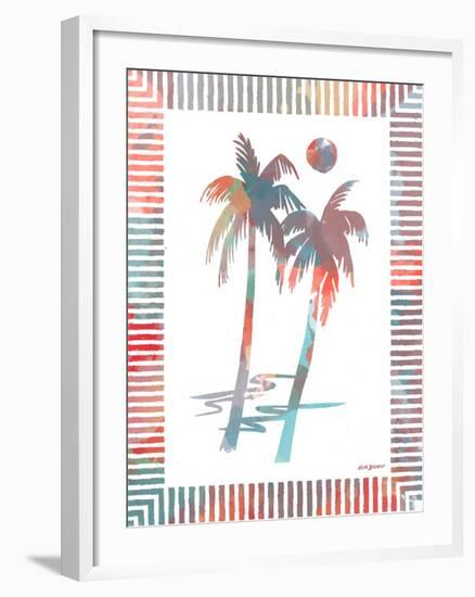 Watercolor Palms I-Nicholas Biscardi-Framed Art Print