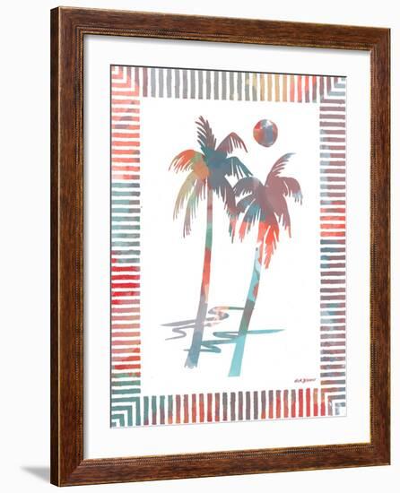 Watercolor Palms I-Nicholas Biscardi-Framed Art Print