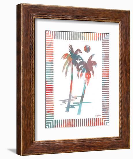 Watercolor Palms I-Nicholas Biscardi-Framed Art Print