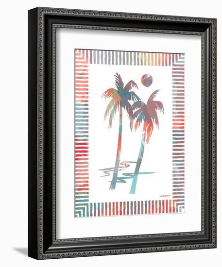 Watercolor Palms I-Nicholas Biscardi-Framed Art Print