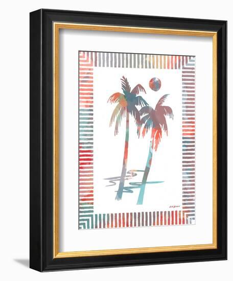 Watercolor Palms I-Nicholas Biscardi-Framed Art Print