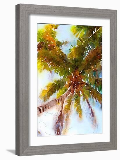 Watercolor Palms II-Emily Navas-Framed Art Print