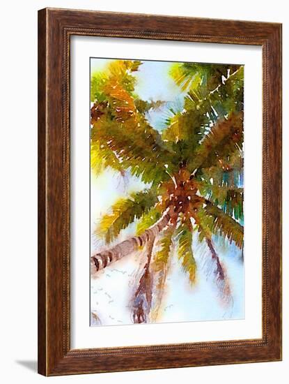 Watercolor Palms II-Emily Navas-Framed Art Print