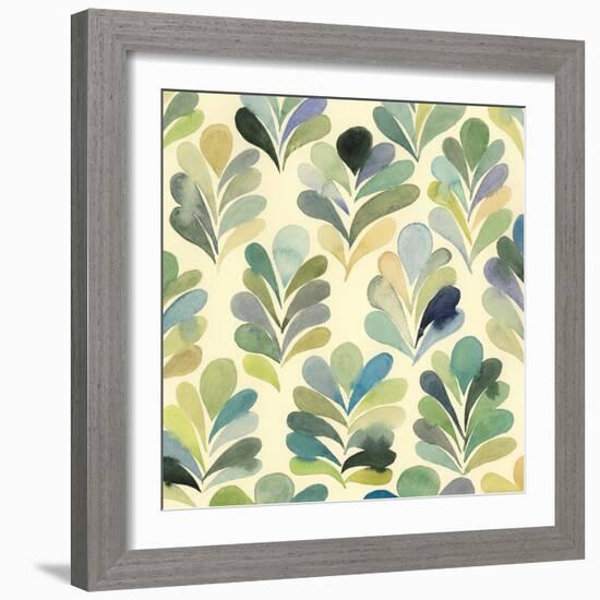 Watercolor Palms II-Grace Popp-Framed Art Print