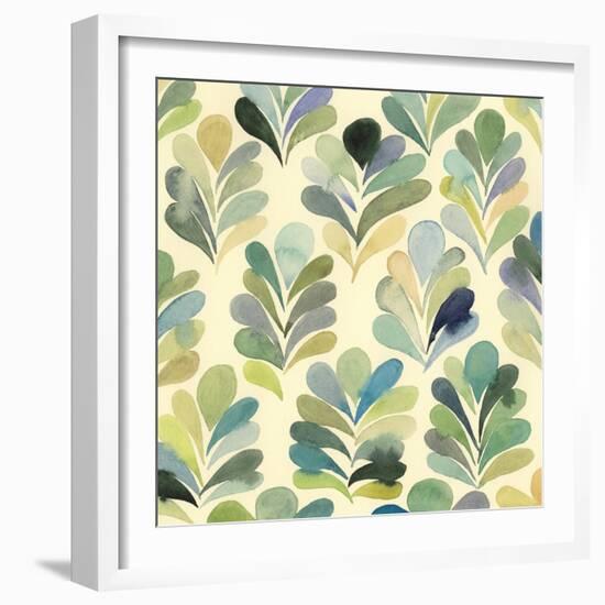 Watercolor Palms II-Grace Popp-Framed Art Print