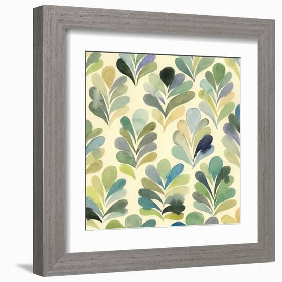 Watercolor Palms II-Grace Popp-Framed Art Print
