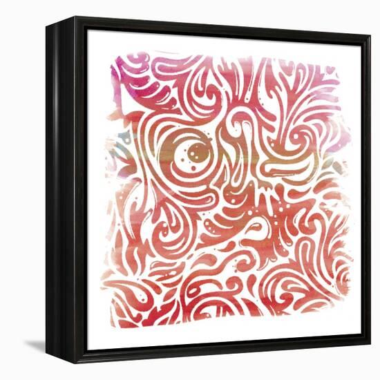 Watercolor Pat2-Erin Clark-Framed Premier Image Canvas