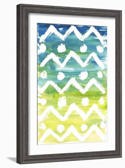 Watercolor Pattern III-Elizabeth Medley-Framed Art Print