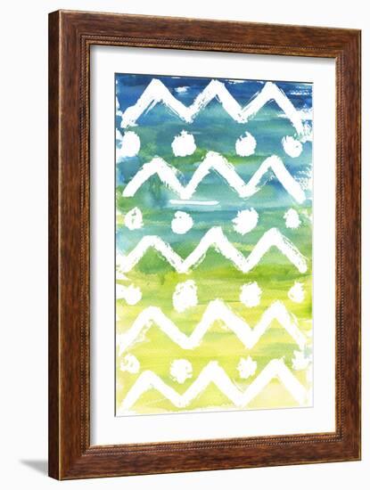 Watercolor Pattern III-Elizabeth Medley-Framed Art Print