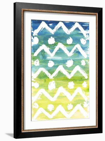 Watercolor Pattern III-Elizabeth Medley-Framed Art Print
