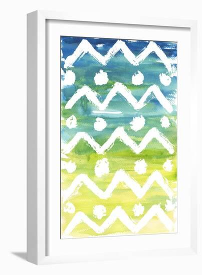 Watercolor Pattern III-Elizabeth Medley-Framed Art Print