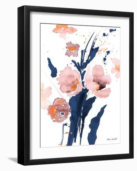 Watercolor Pink Poppies I-Lanie Loreth-Framed Art Print