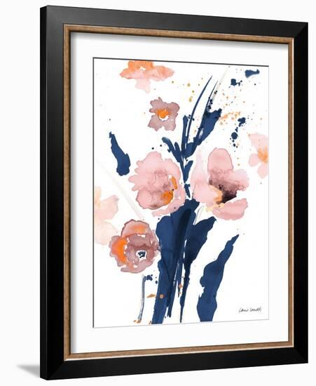 Watercolor Pink Poppies I-Lanie Loreth-Framed Art Print