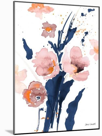 Watercolor Pink Poppies I-Lanie Loreth-Mounted Art Print