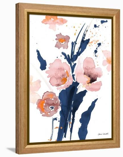 Watercolor Pink Poppies I-Lanie Loreth-Framed Stretched Canvas