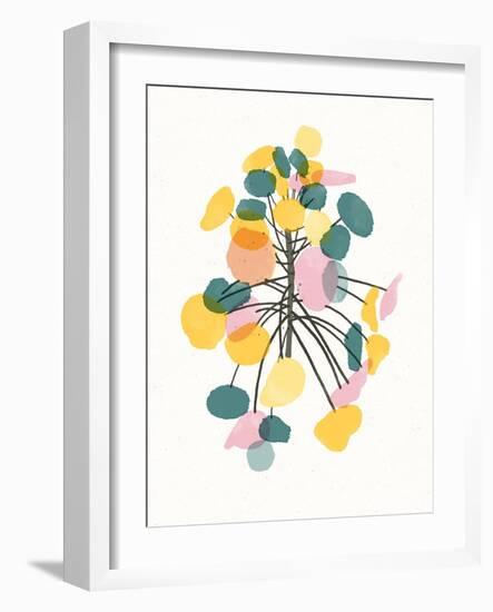 Watercolor Plant I-null-Framed Art Print