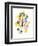 Watercolor Plant I-null-Framed Premium Giclee Print