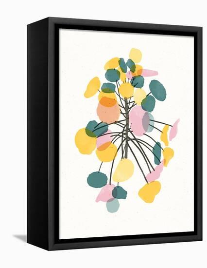 Watercolor Plant I-null-Framed Stretched Canvas