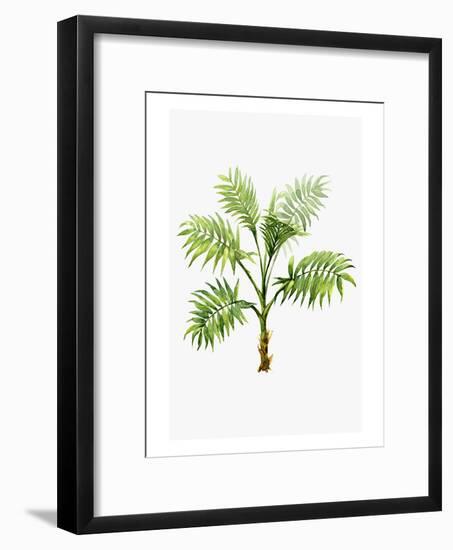 Watercolor Pot Palmtree-null-Framed Art Print