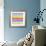 Watercolor Rainbow Rows-Hello Angel-Framed Giclee Print displayed on a wall