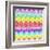 Watercolor Rainbow Rows-Hello Angel-Framed Giclee Print