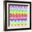 Watercolor Rainbow Rows-Hello Angel-Framed Giclee Print