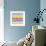 Watercolor Rainbow Rows-Hello Angel-Framed Giclee Print displayed on a wall