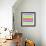 Watercolor Rainbow Rows-Hello Angel-Framed Giclee Print displayed on a wall