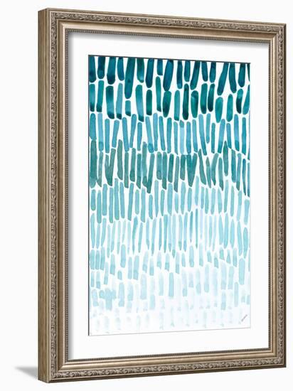 Watercolor Raindrops-Ann Marie Coolick-Framed Art Print