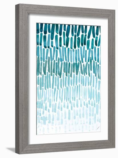 Watercolor Raindrops-Ann Marie Coolick-Framed Art Print