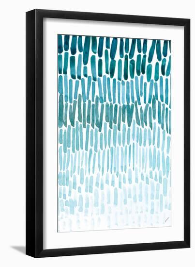 Watercolor Raindrops-Ann Marie Coolick-Framed Art Print