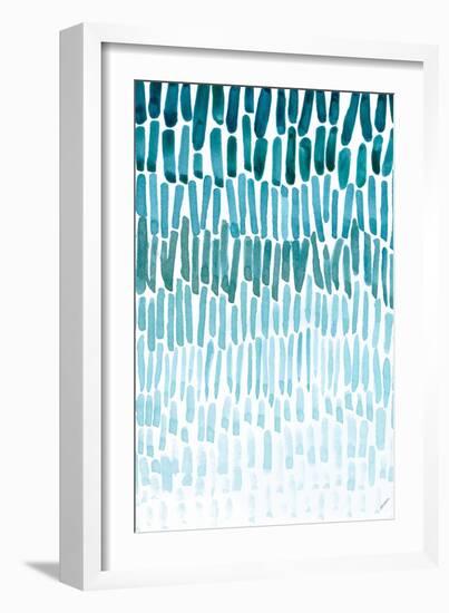 Watercolor Raindrops-Ann Marie Coolick-Framed Art Print