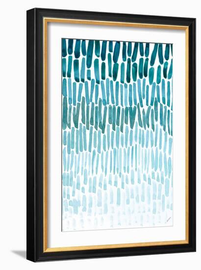 Watercolor Raindrops-Ann Marie Coolick-Framed Art Print