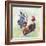 Watercolor Rooster-A-Jean Plout-Framed Giclee Print