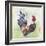 Watercolor Rooster-A-Jean Plout-Framed Giclee Print