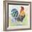 Watercolor Rooster-B-Jean Plout-Framed Giclee Print