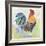 Watercolor Rooster-B-Jean Plout-Framed Giclee Print