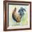 Watercolor Rooster-D-Jean Plout-Framed Giclee Print