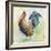 Watercolor Rooster-D-Jean Plout-Framed Giclee Print