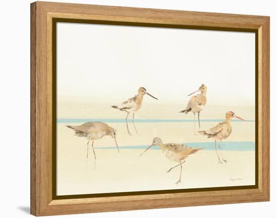 Watercolor Sandpipers I-Avery Tillmon-Framed Stretched Canvas