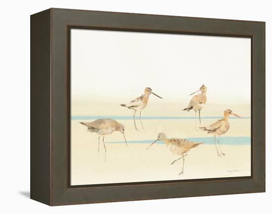 Watercolor Sandpipers I-Avery Tillmon-Framed Stretched Canvas