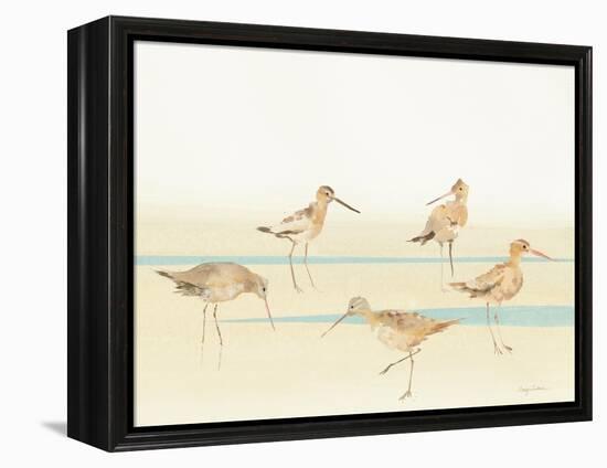 Watercolor Sandpipers I-Avery Tillmon-Framed Stretched Canvas