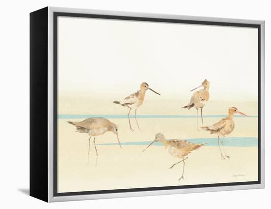 Watercolor Sandpipers I-Avery Tillmon-Framed Stretched Canvas