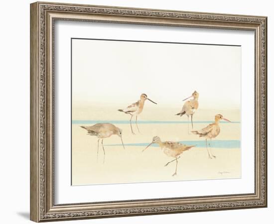 Watercolor Sandpipers I-Avery Tillmon-Framed Art Print