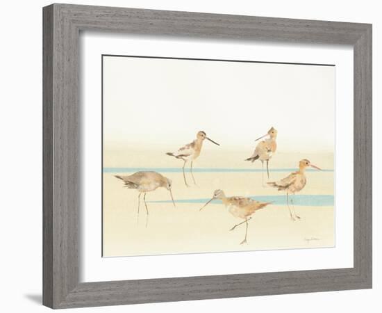 Watercolor Sandpipers I-Avery Tillmon-Framed Art Print