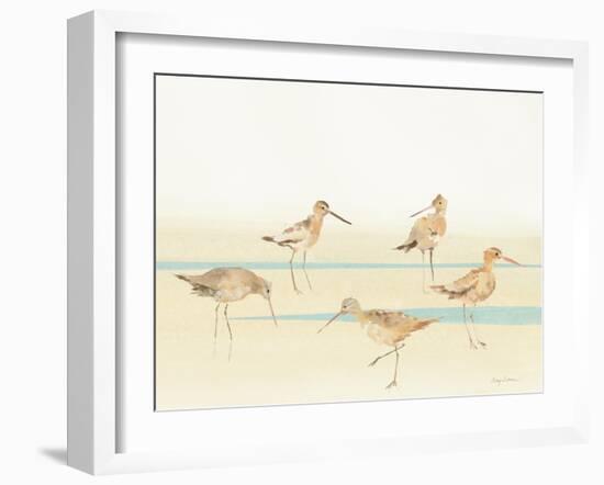 Watercolor Sandpipers I-Avery Tillmon-Framed Art Print